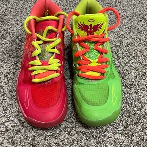 Puma Kids Sneakers in Red and Green